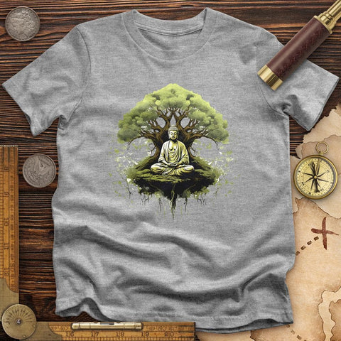 Buddha Tree T-Shirt Sport Grey / S