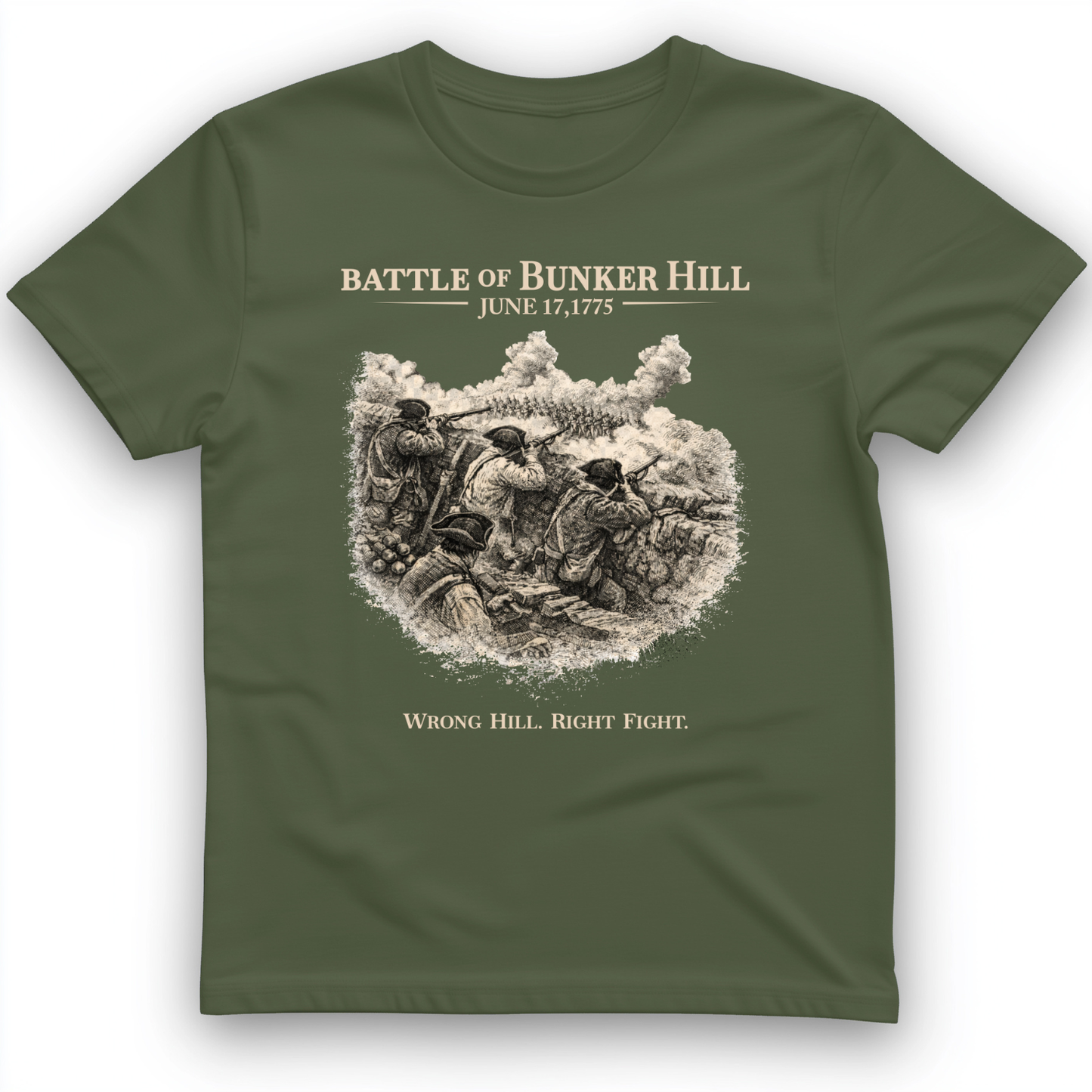Bunker Hill T-Shirt Military Green / S