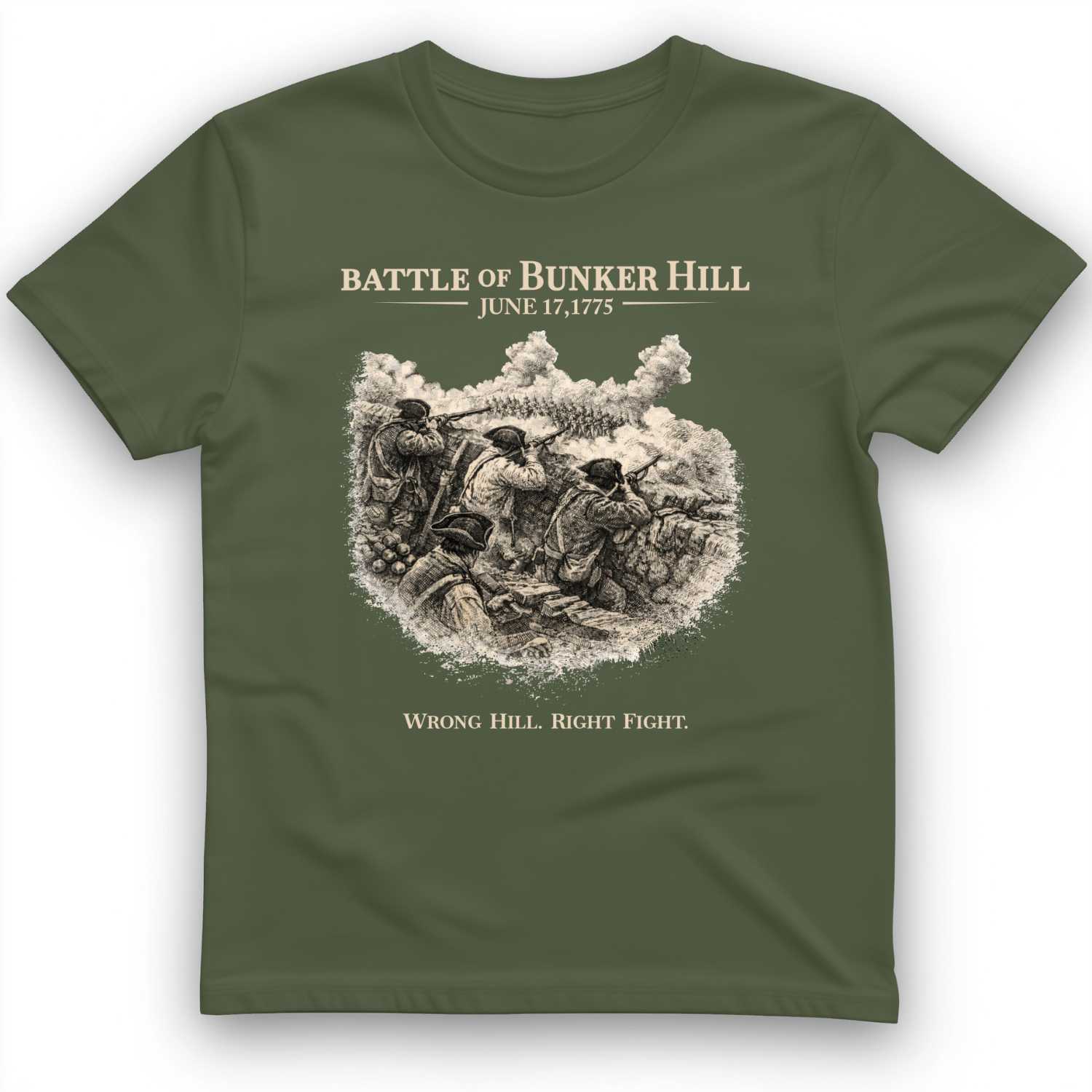 Bunker Hill T-Shirt Military Green / S