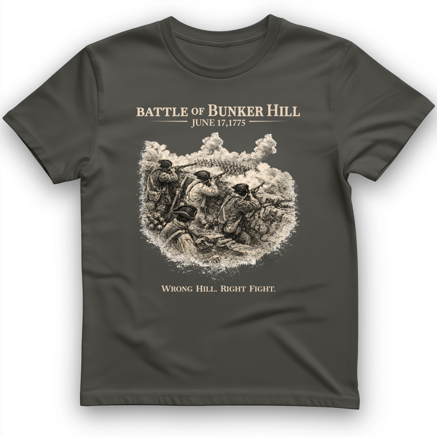 Bunker Hill T-Shirt Charcoal / S