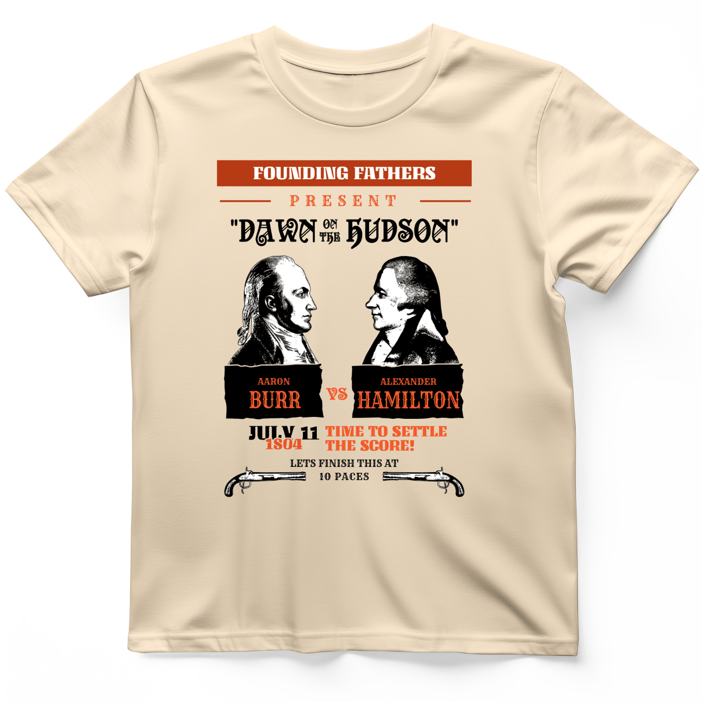Burr vs Hamilton T-Shirt Natural / S