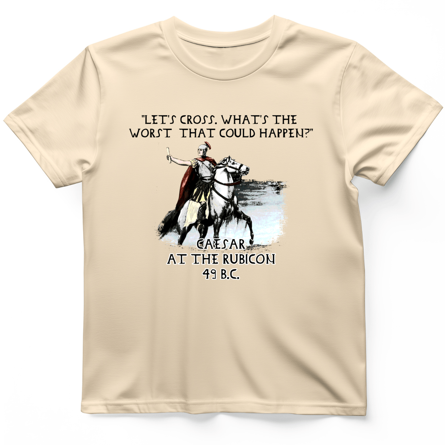 Caesar Cross Rubicon T-Shirt Natural / S