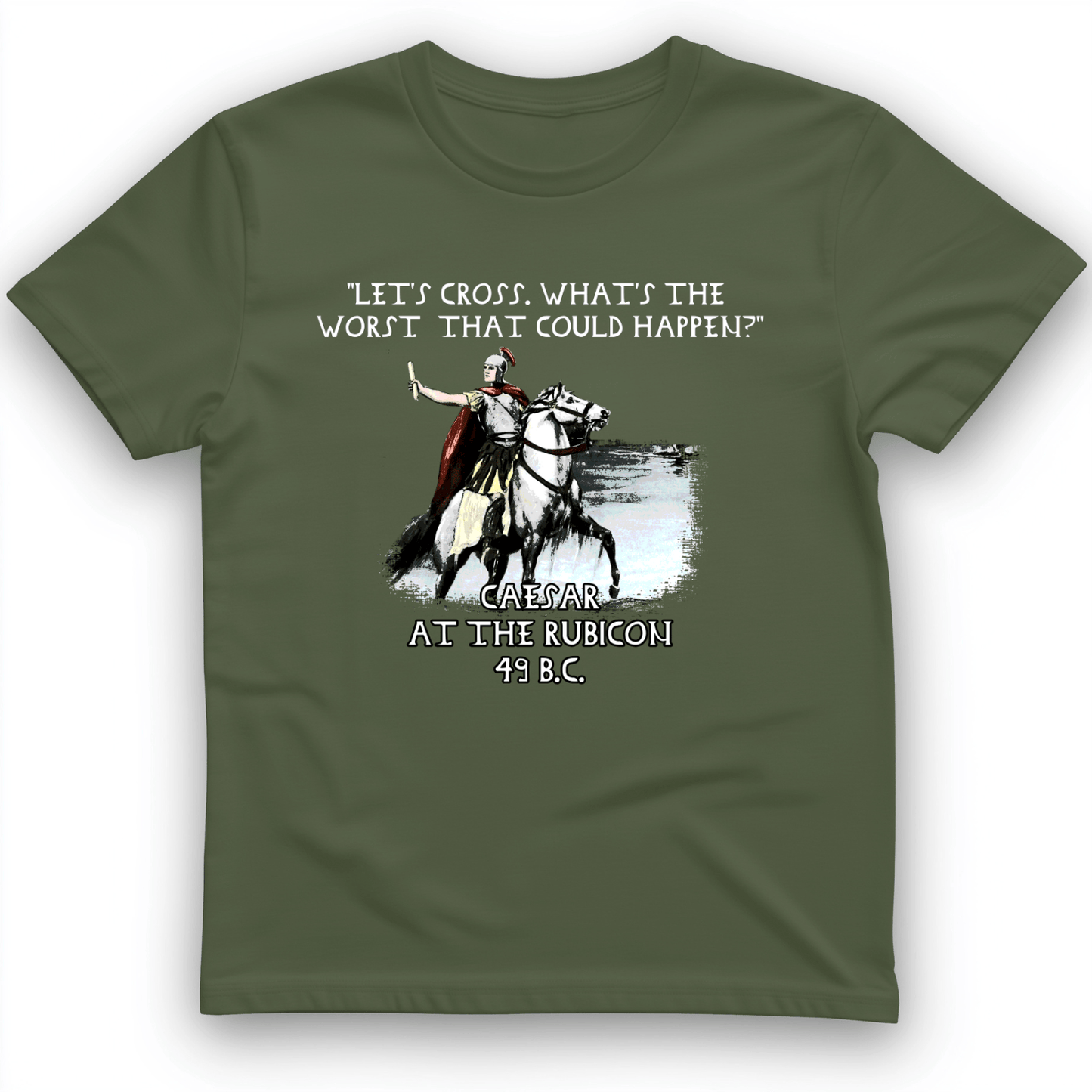 Caesar Cross Rubicon T-Shirt Military Green / S