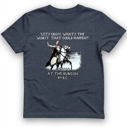 Caesar Cross Rubicon T-Shirt Heather Navy / S