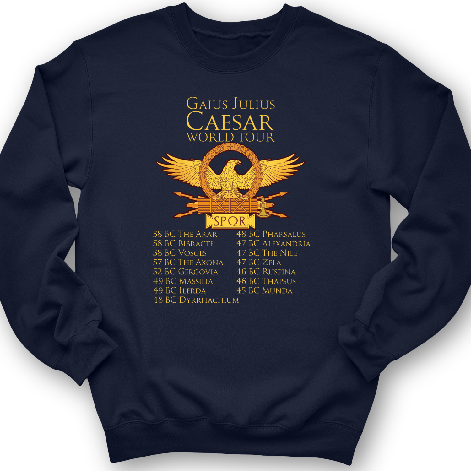 Caesar World Tour Crewneck Navy / S