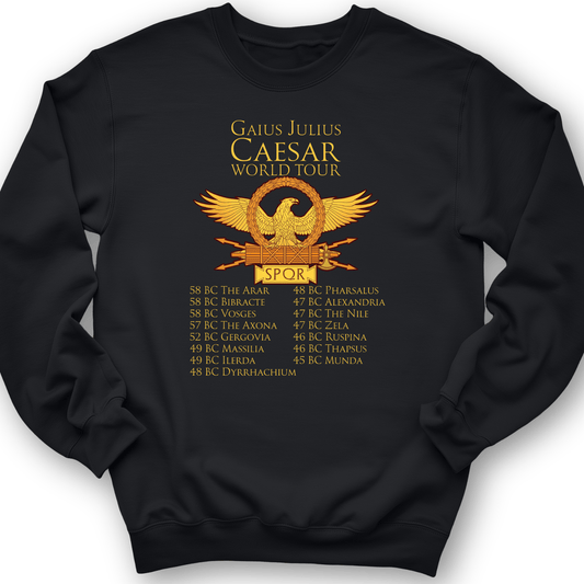 Caesar World Tour Crewneck Black / S