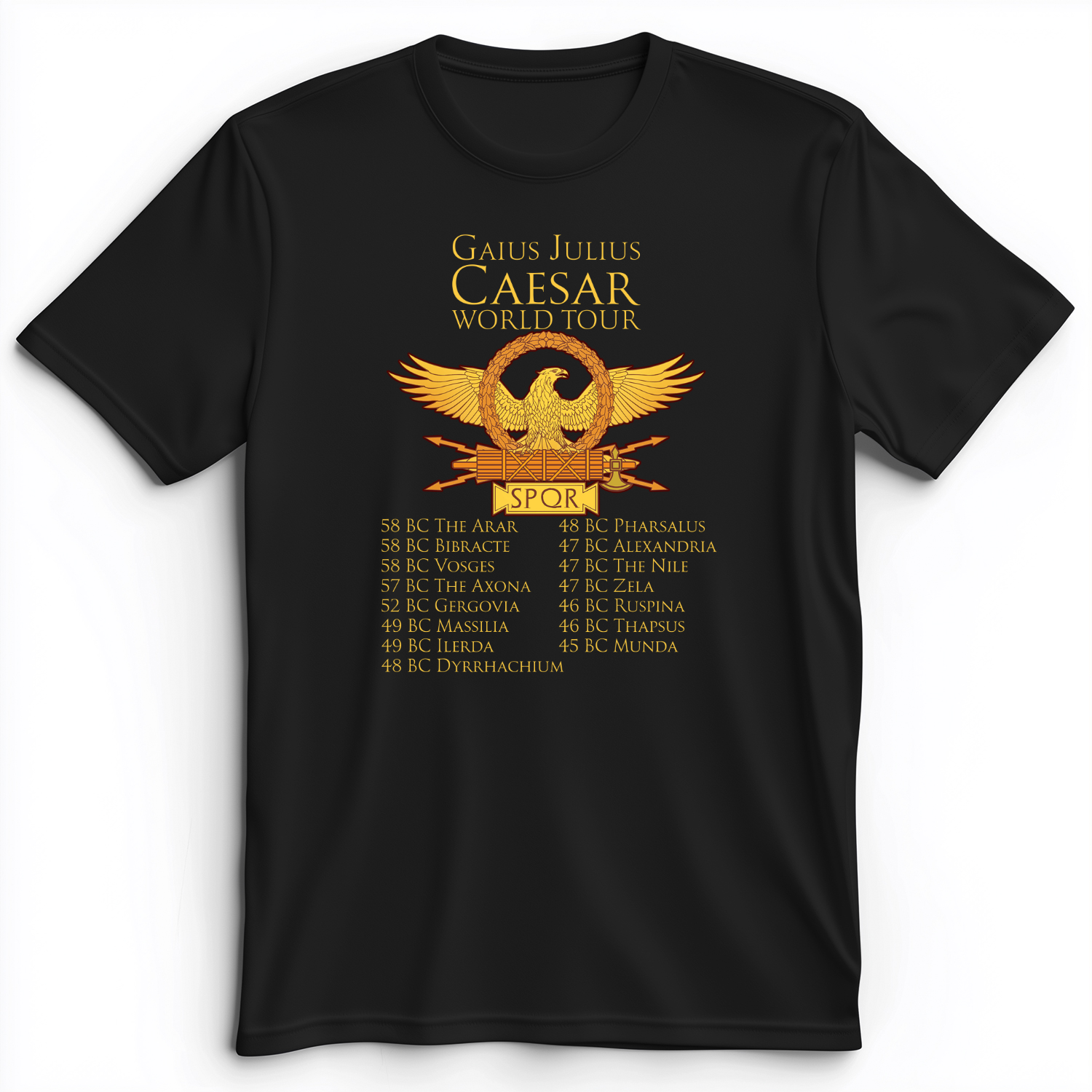 Caesar World Tour Premium Tee Black / S