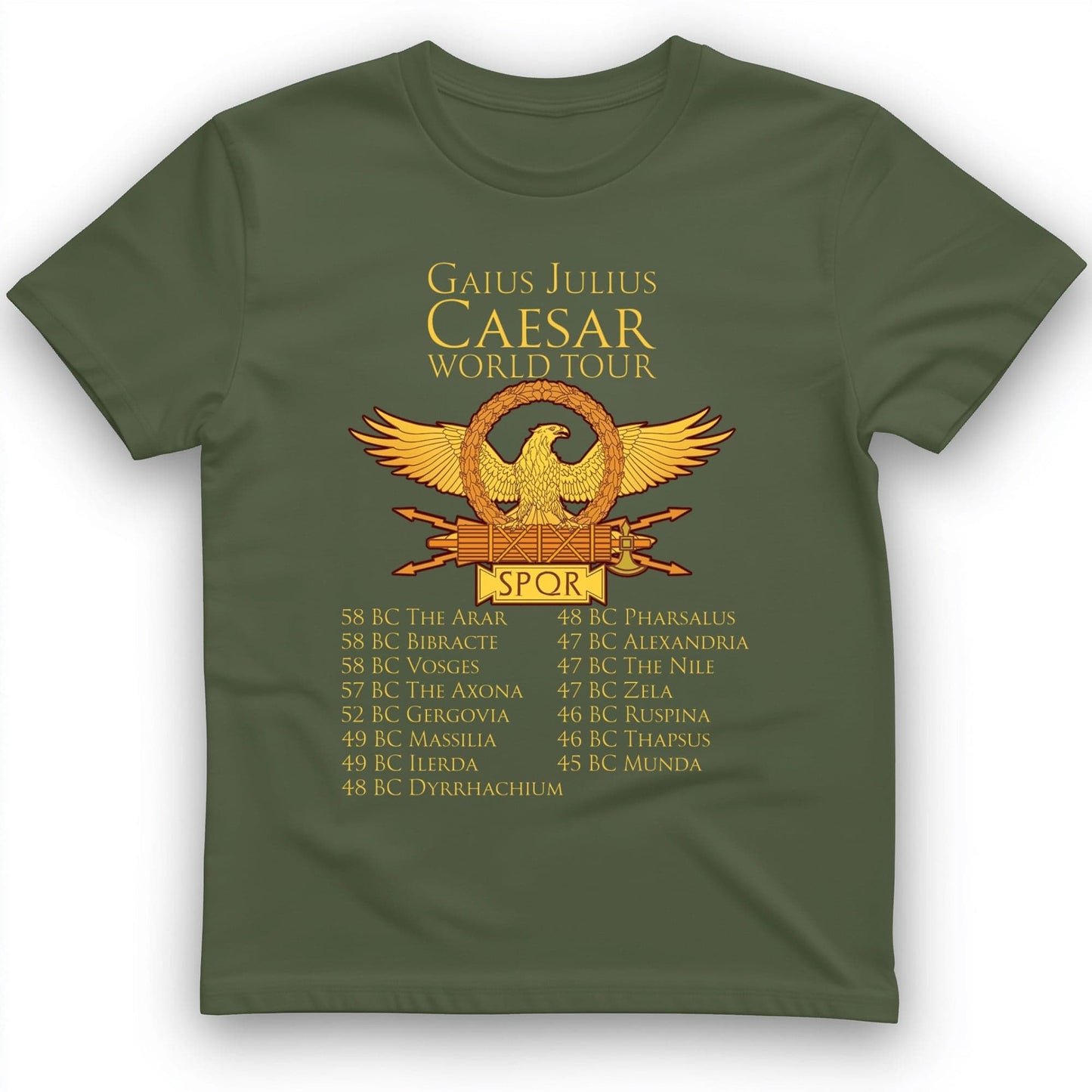 Caesar World Tour T-Shirt Military Green / S