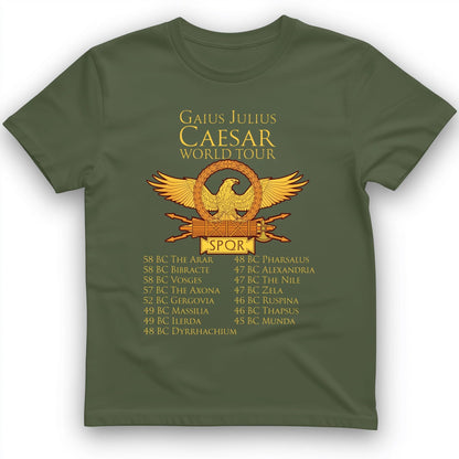 Caesar World Tour T-Shirt Military Green / S