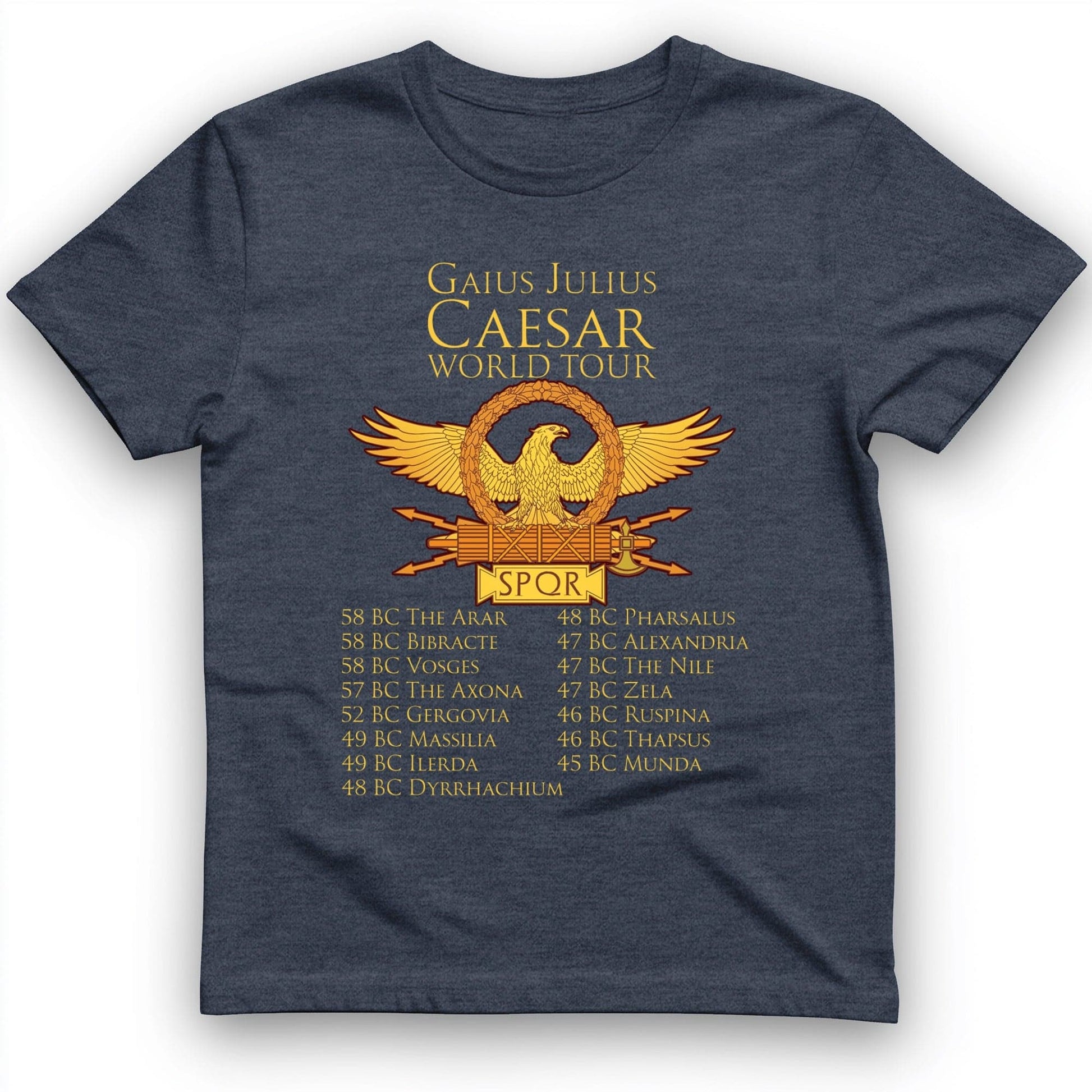 Caesar World Tour T-Shirt Heather Navy / S
