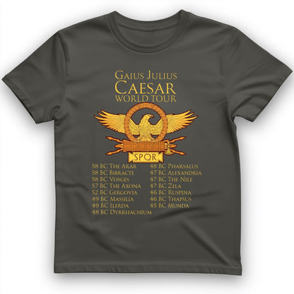 Caesar World Tour T-Shirt Charcoal / S