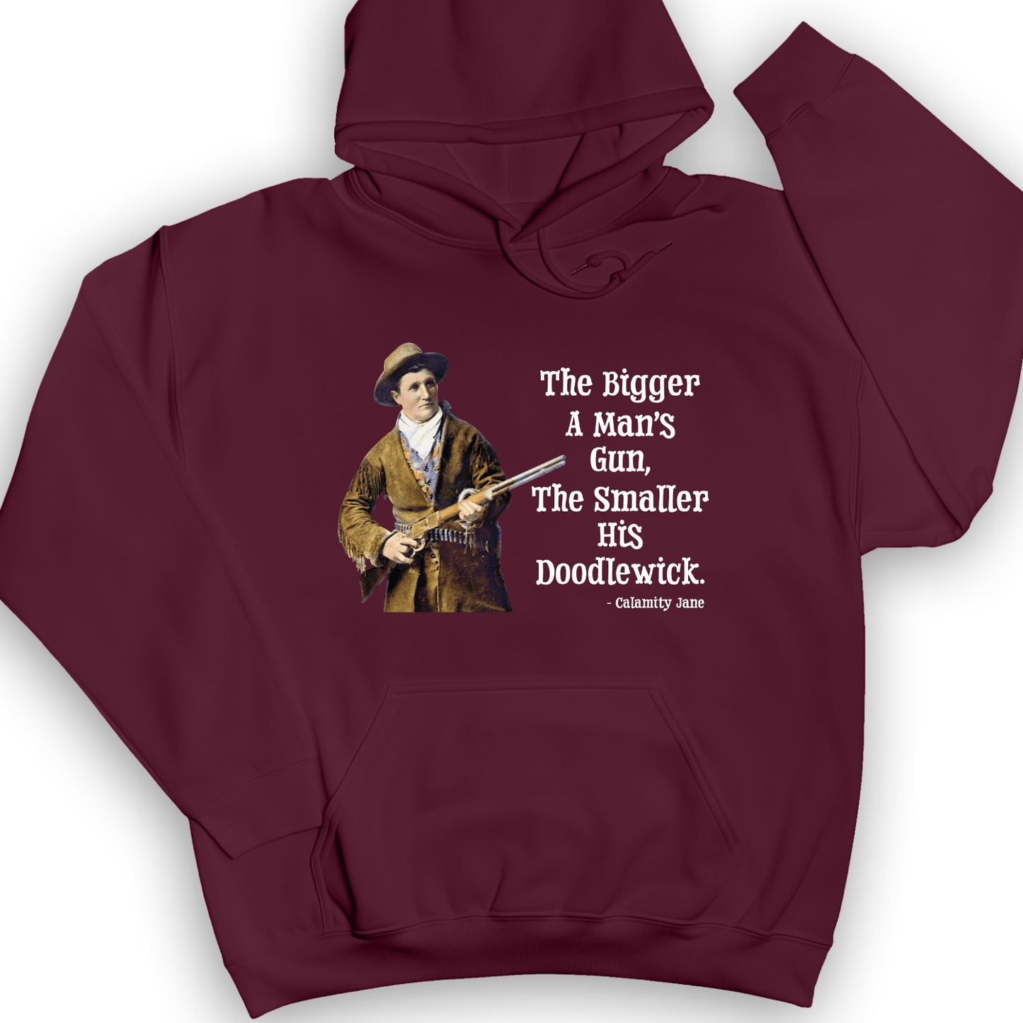 Calamity Jane Hoodie Maroon / S