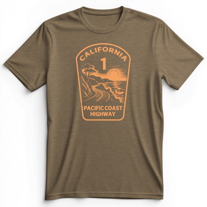 California Premium Tee Heather Olive / S