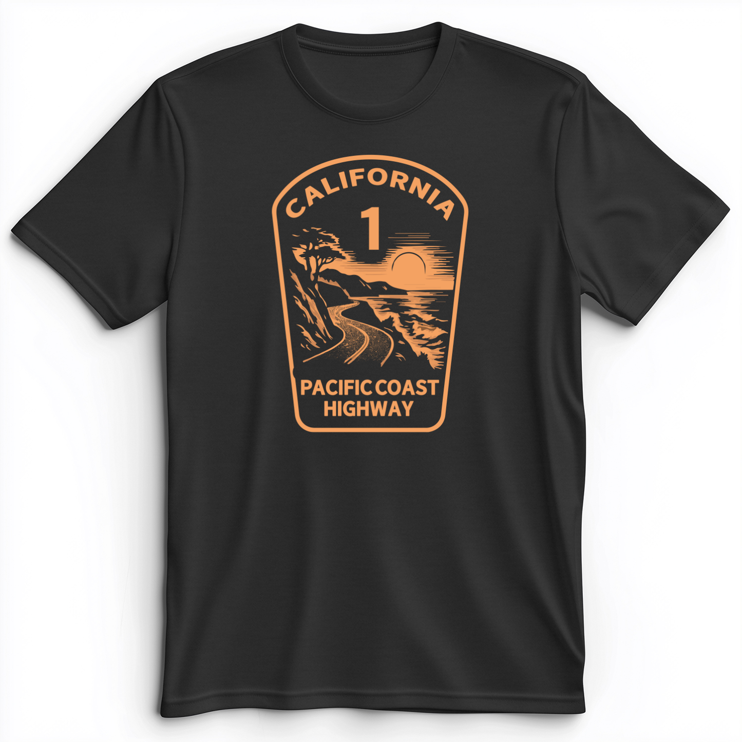 California Premium Tee Dark Grey Heather / S