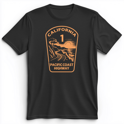 California Premium Tee Dark Grey Heather / S