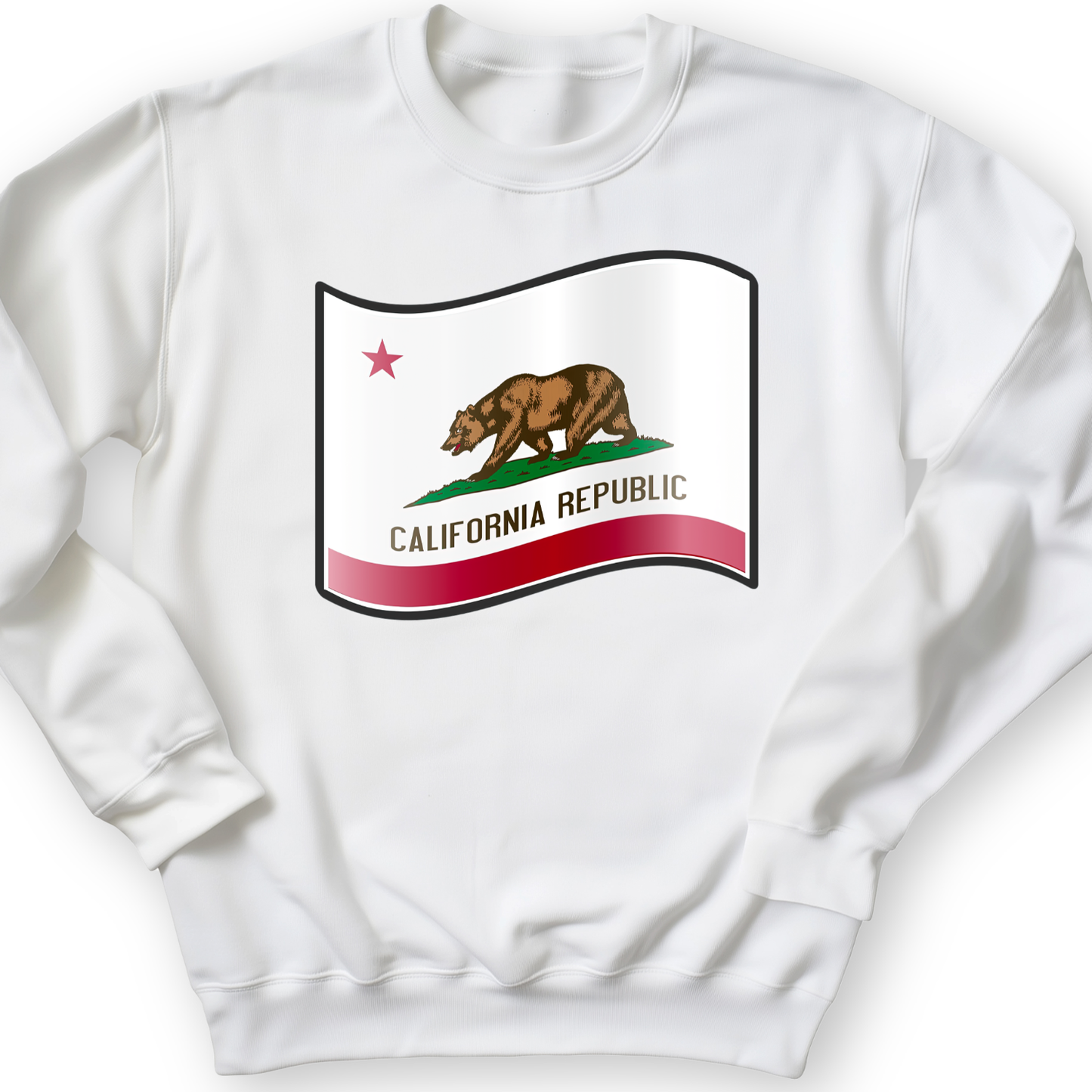 California Republic Crewneck White / S
