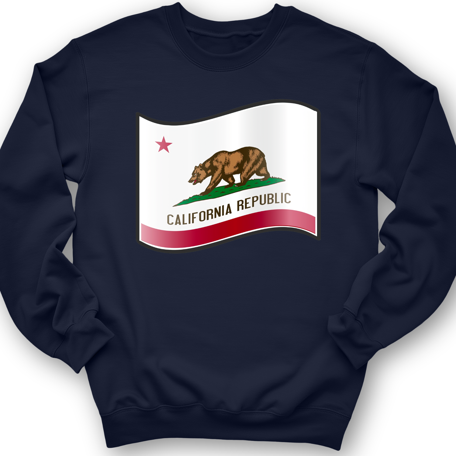 California Republic Crewneck Navy / S