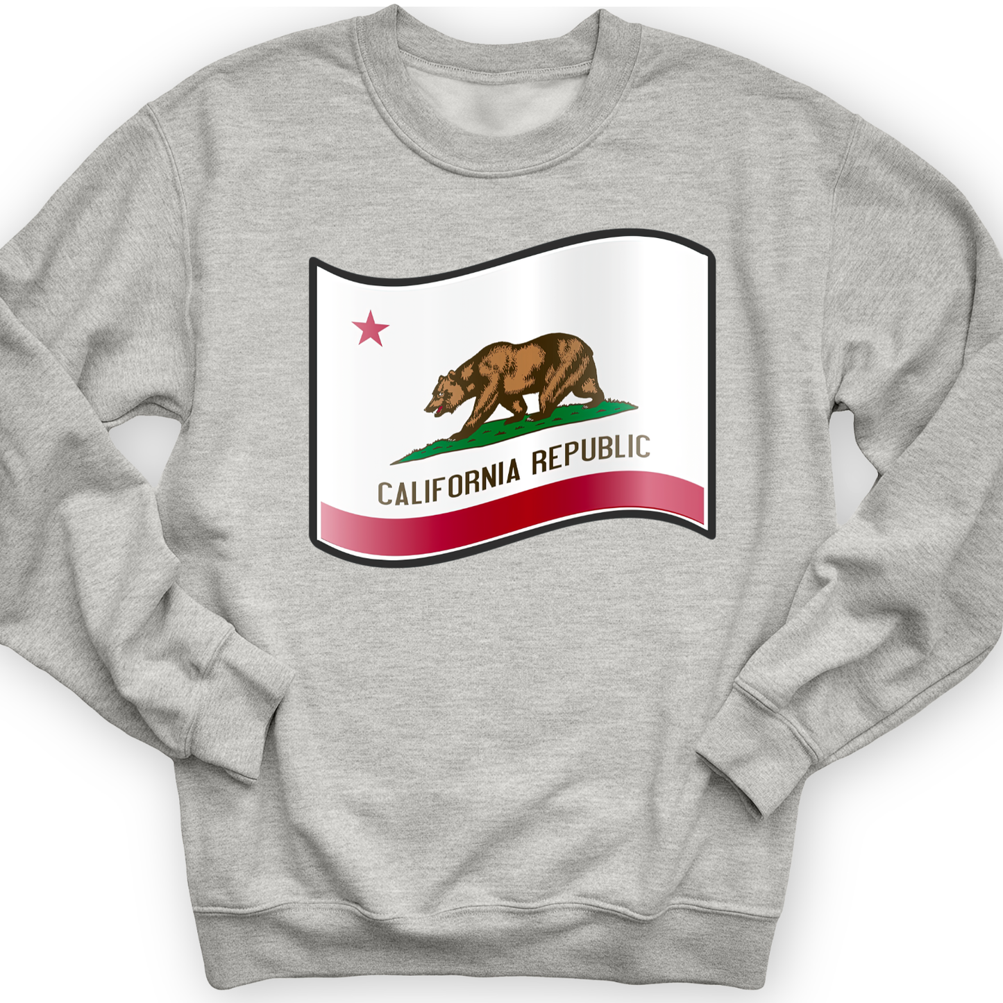 California Republic Crewneck Sport Grey / S