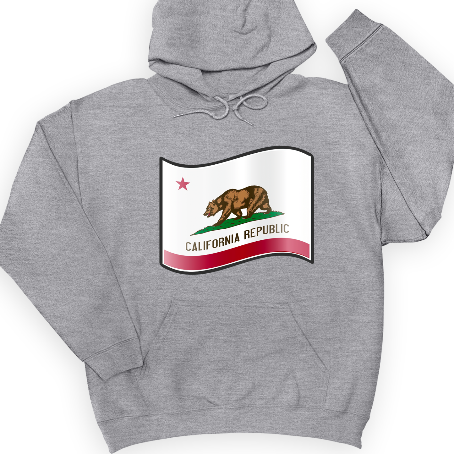 California Republic Hoodie Sport Grey / S