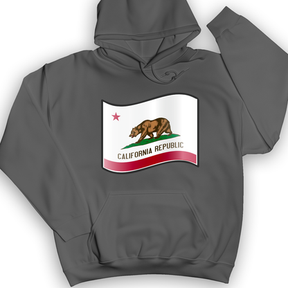 California Republic Hoodie Charcoal / S