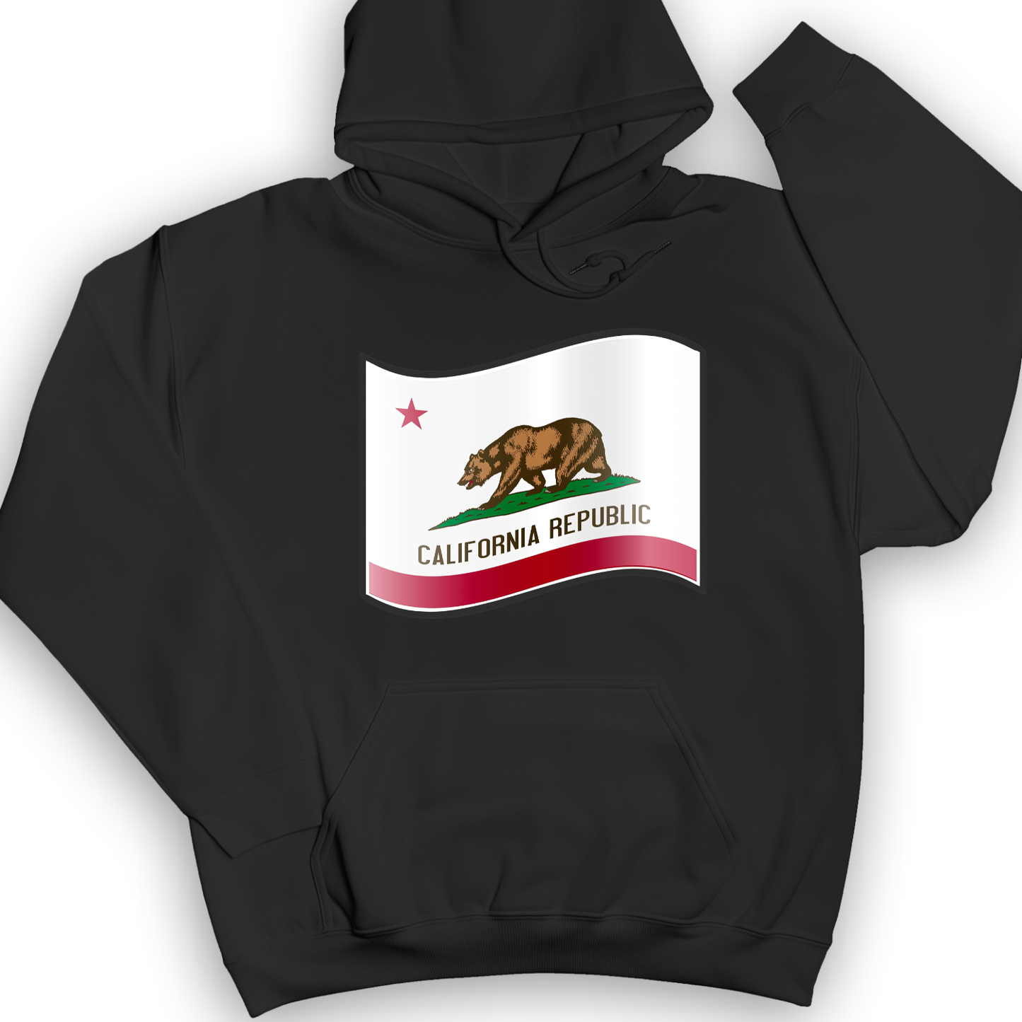 California Republic Hoodie Black / S