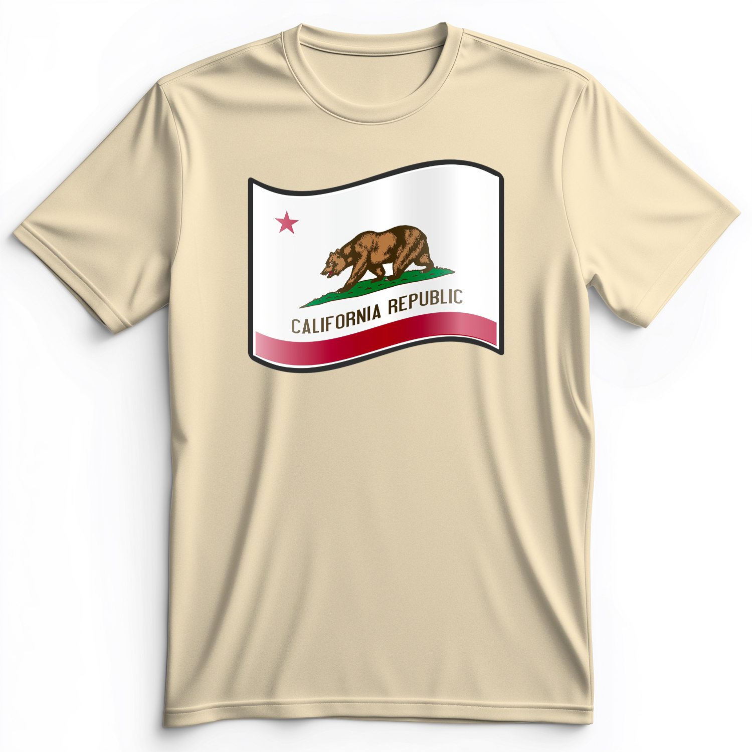 California Republic Premium Tee Natural / S