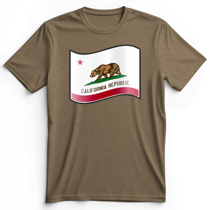 California Republic Premium Tee Heather Olive / S