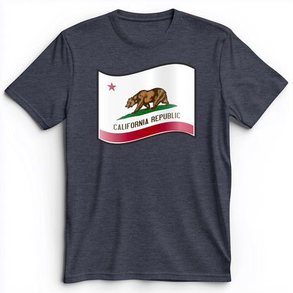 California Republic Premium Tee Heather Navy / S