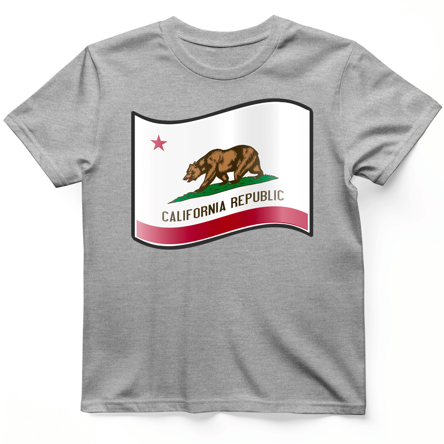 California Republic T-Shirt Sport Grey / S