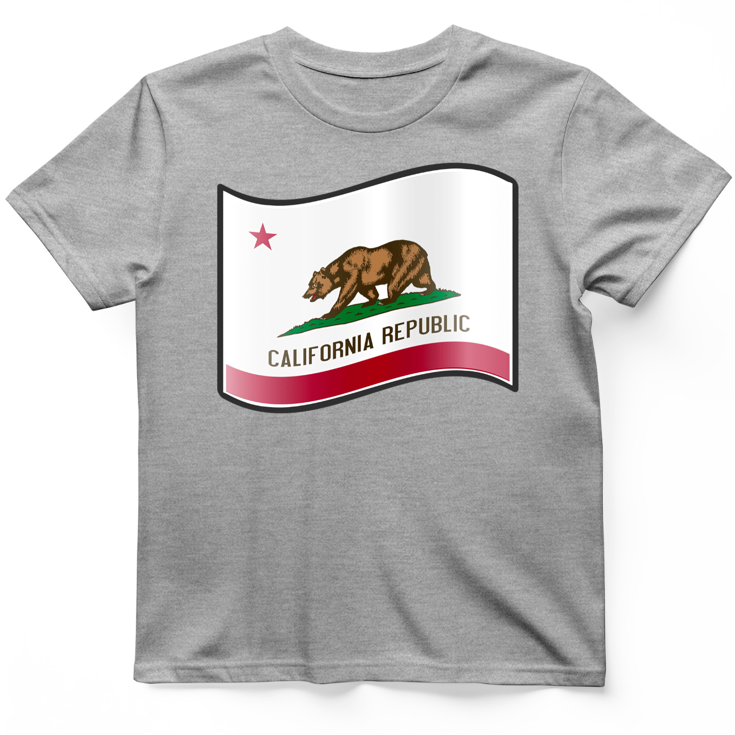California Republic T-Shirt Sport Grey / S