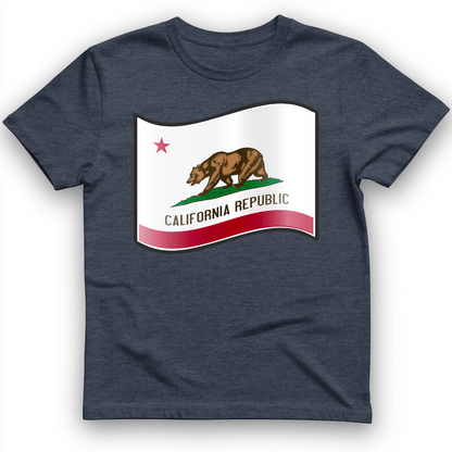 California Republic T-Shirt Heather Navy / S