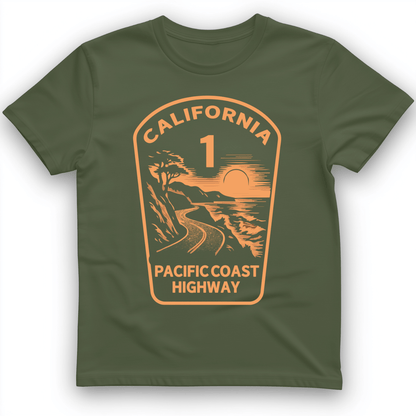 California T-Shirt Military Green / S