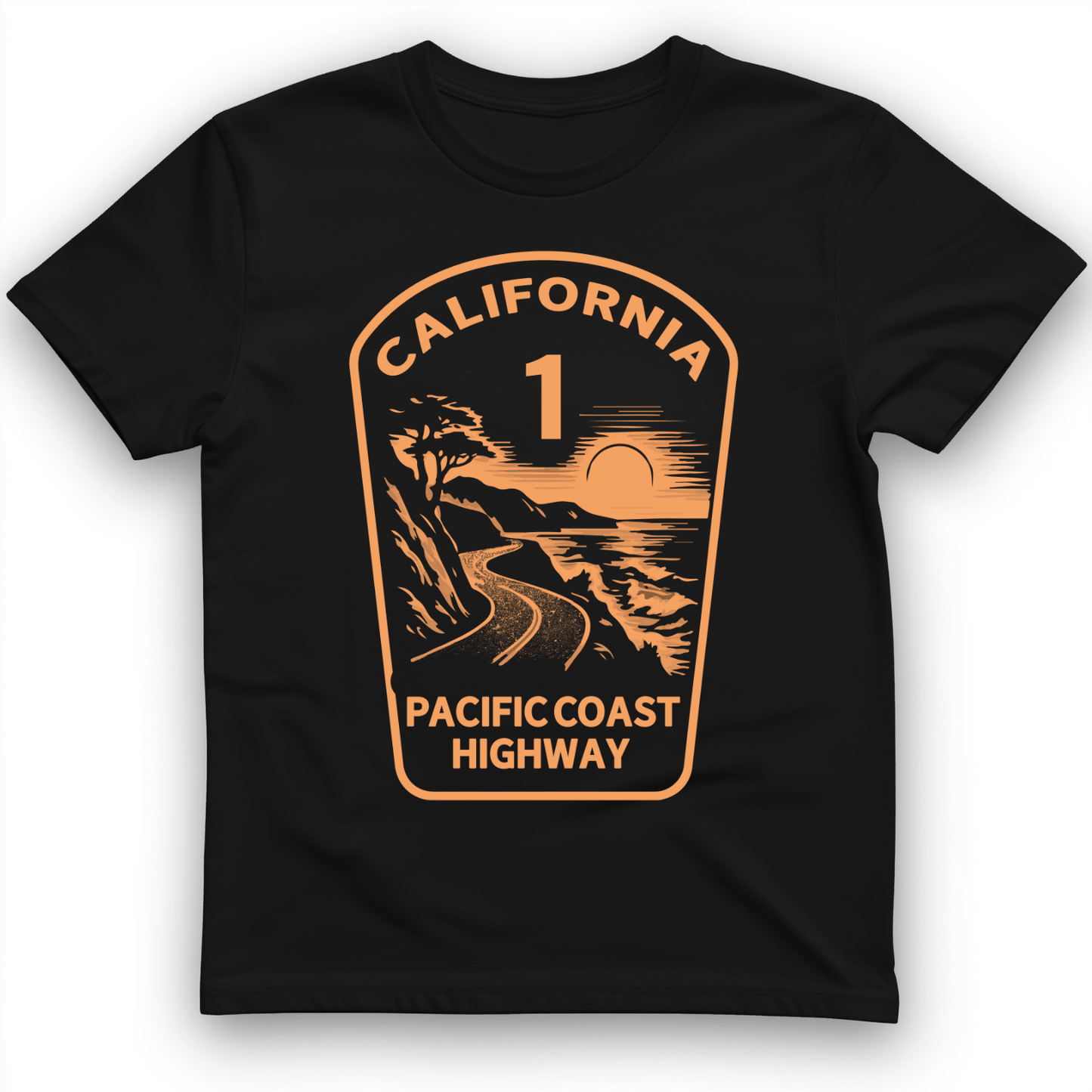 California T-Shirt Black / S