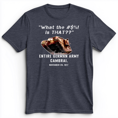 Cambrai 1917 Premium Tee Heather Navy / S