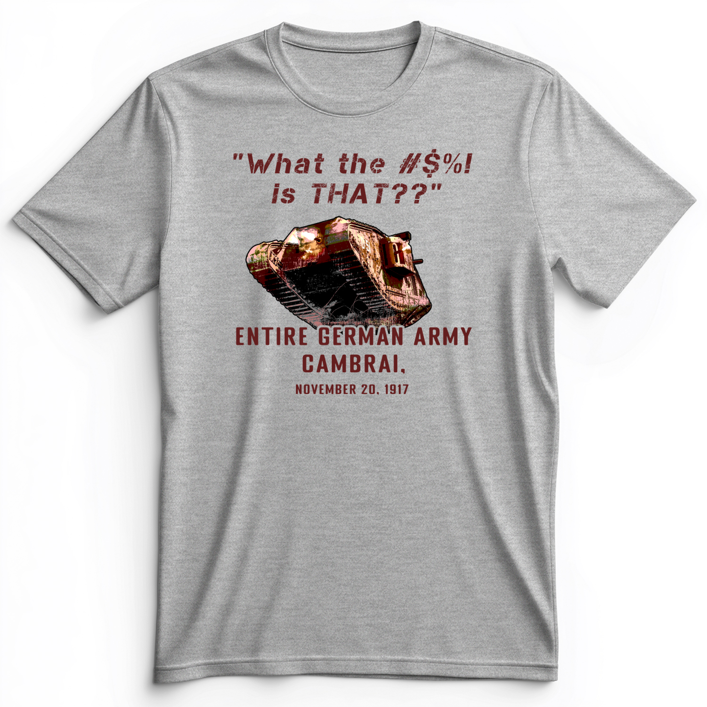 Cambrai 1917 Premium Tee Athletic Heather / S