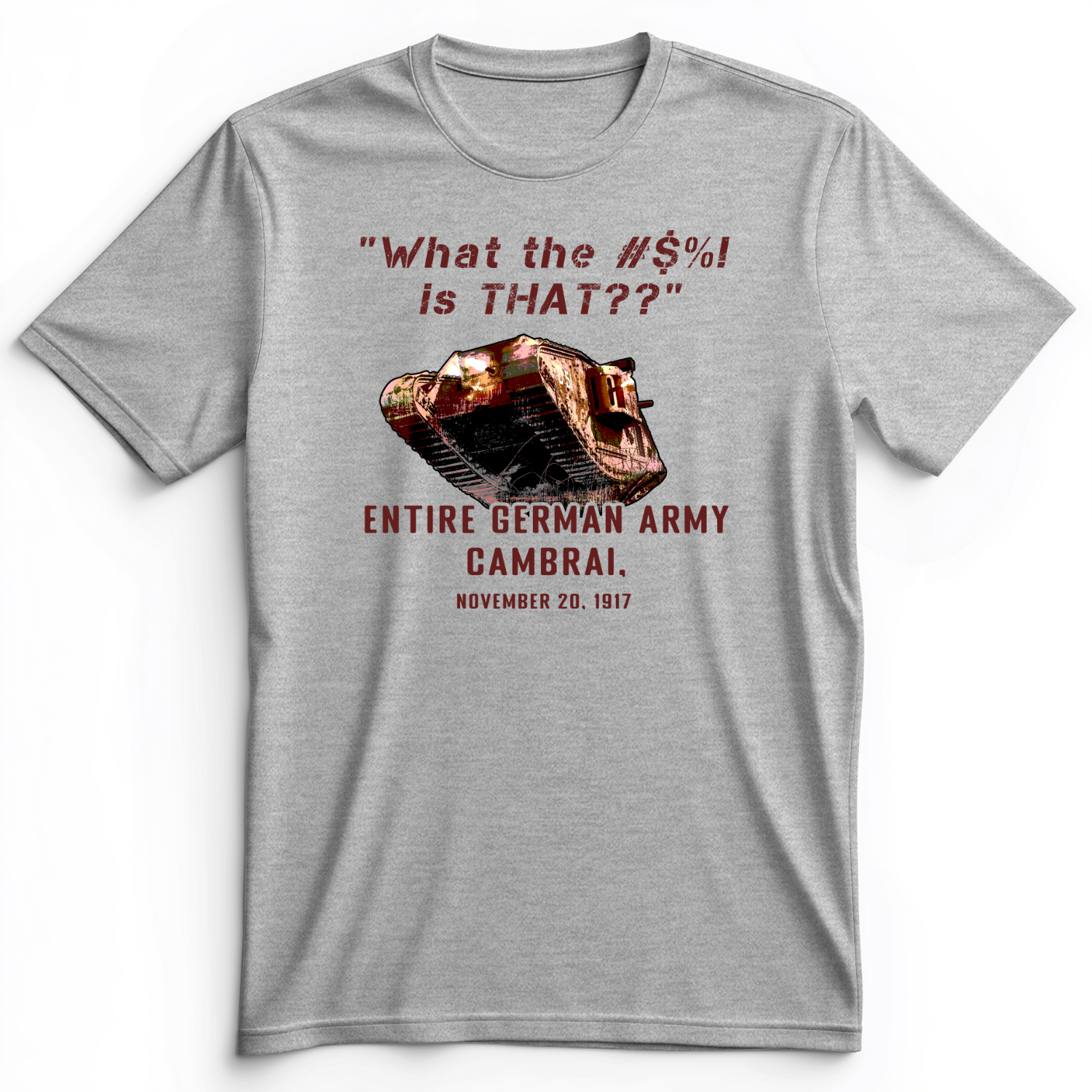 Cambrai 1917 Premium Tee Athletic Heather / S