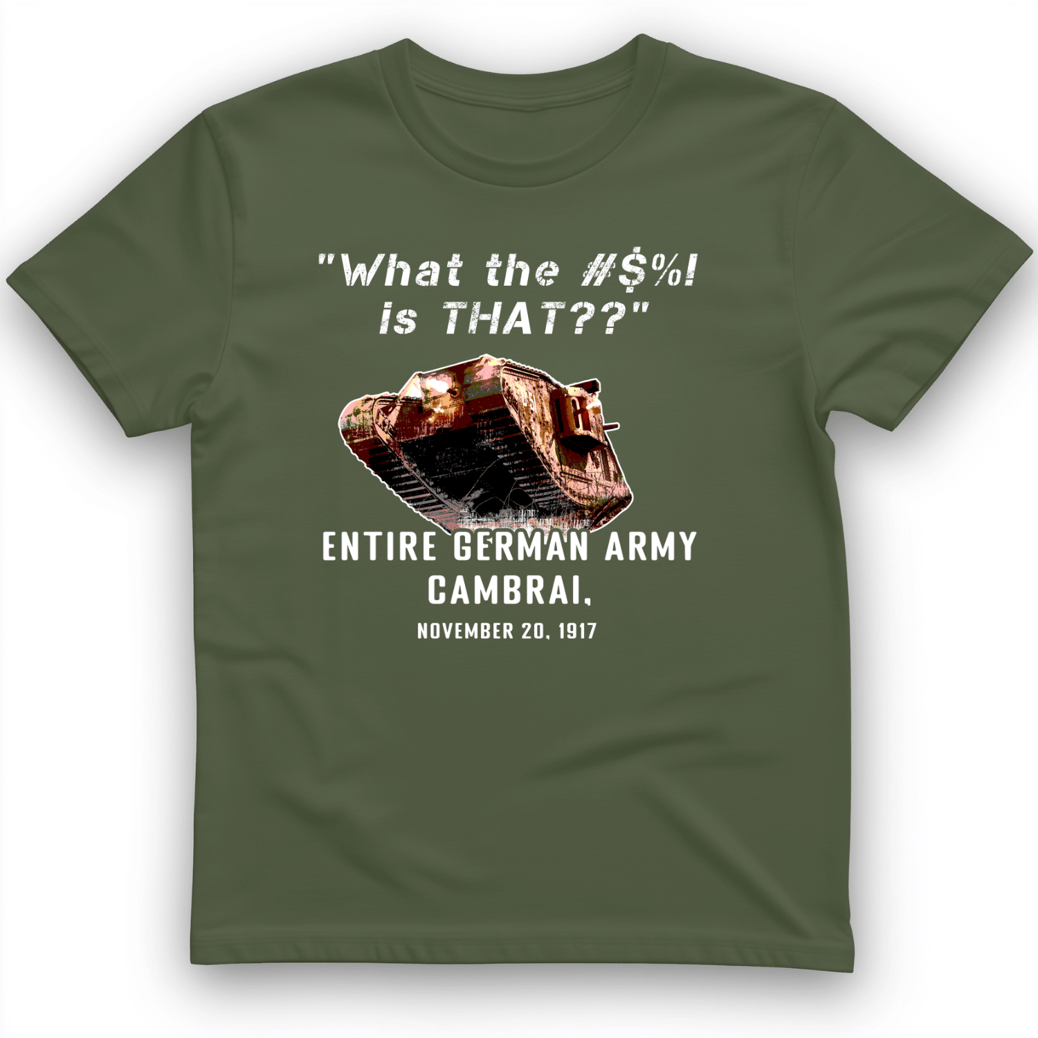 Cambrai 1917 T-Shirt Military Green / S