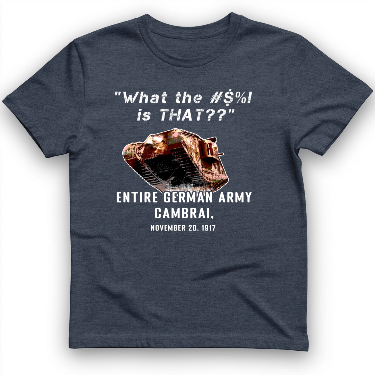 Cambrai 1917 T-Shirt Heather Navy / S