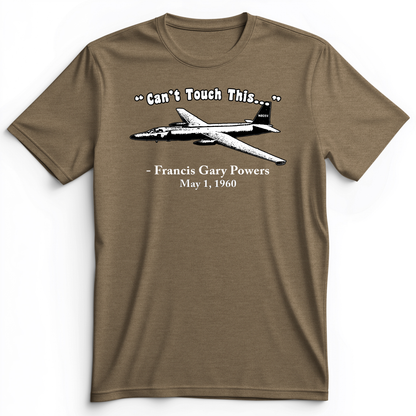 Can't Touch This Premium Tee Heather Olive / S