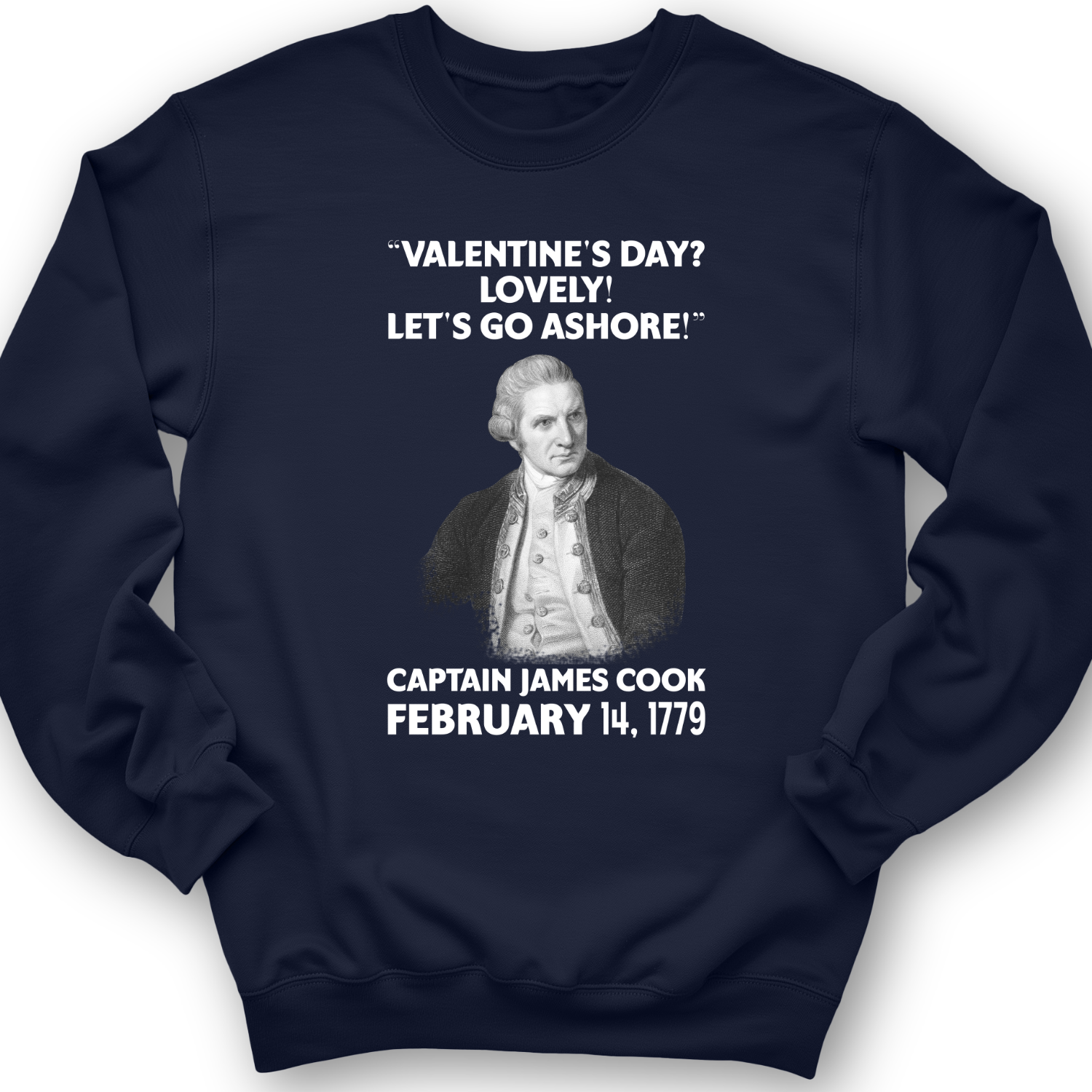 Captain Cook Crewneck Navy / S