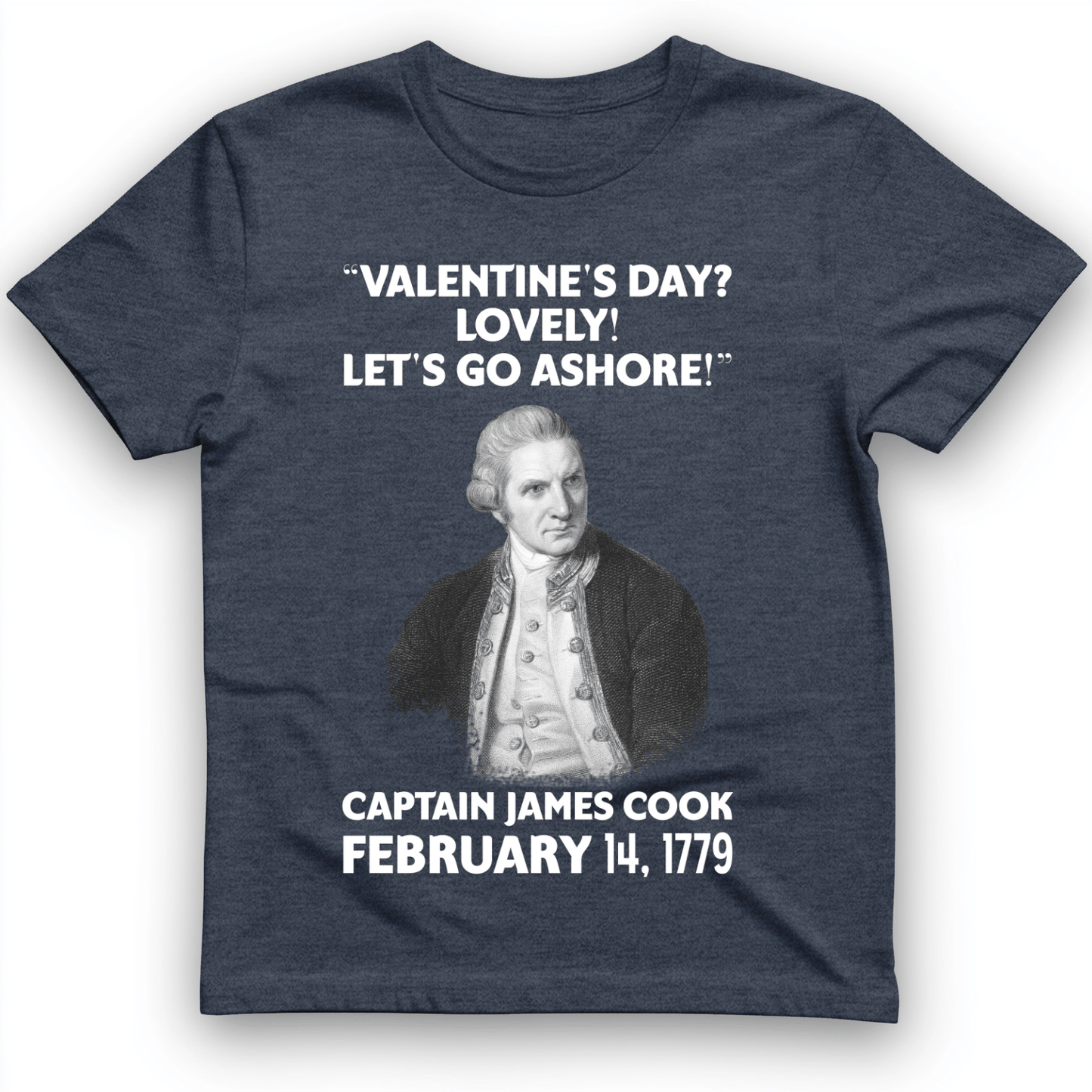 Captain Cook T-Shirt Heather Navy / S