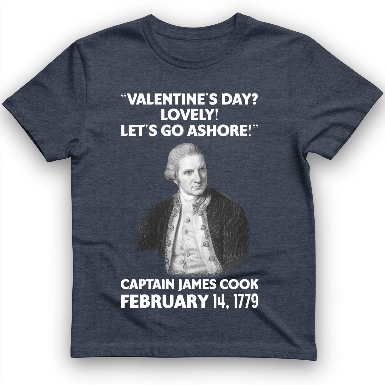 Captain Cook T-Shirt Heather Navy / S