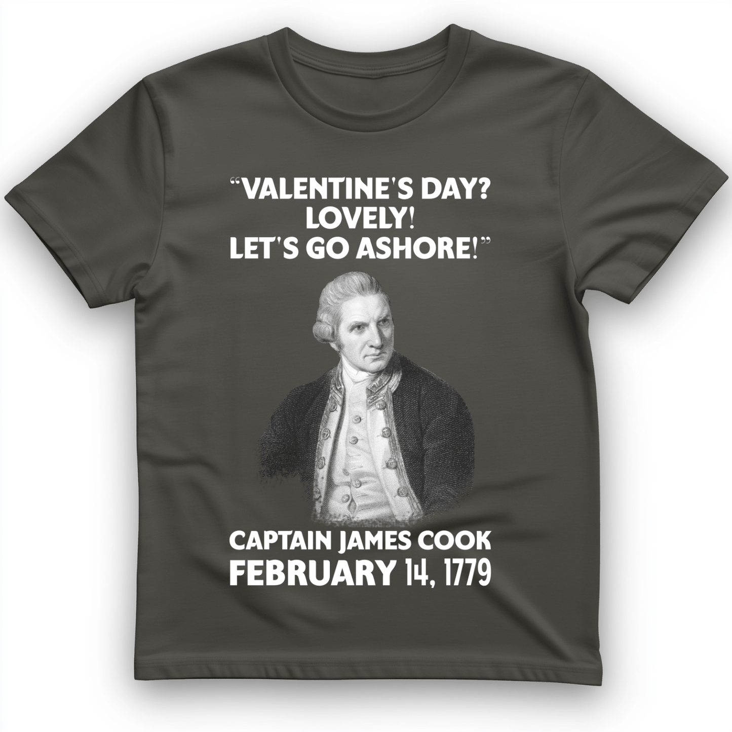 Captain Cook T-Shirt Charcoal / S