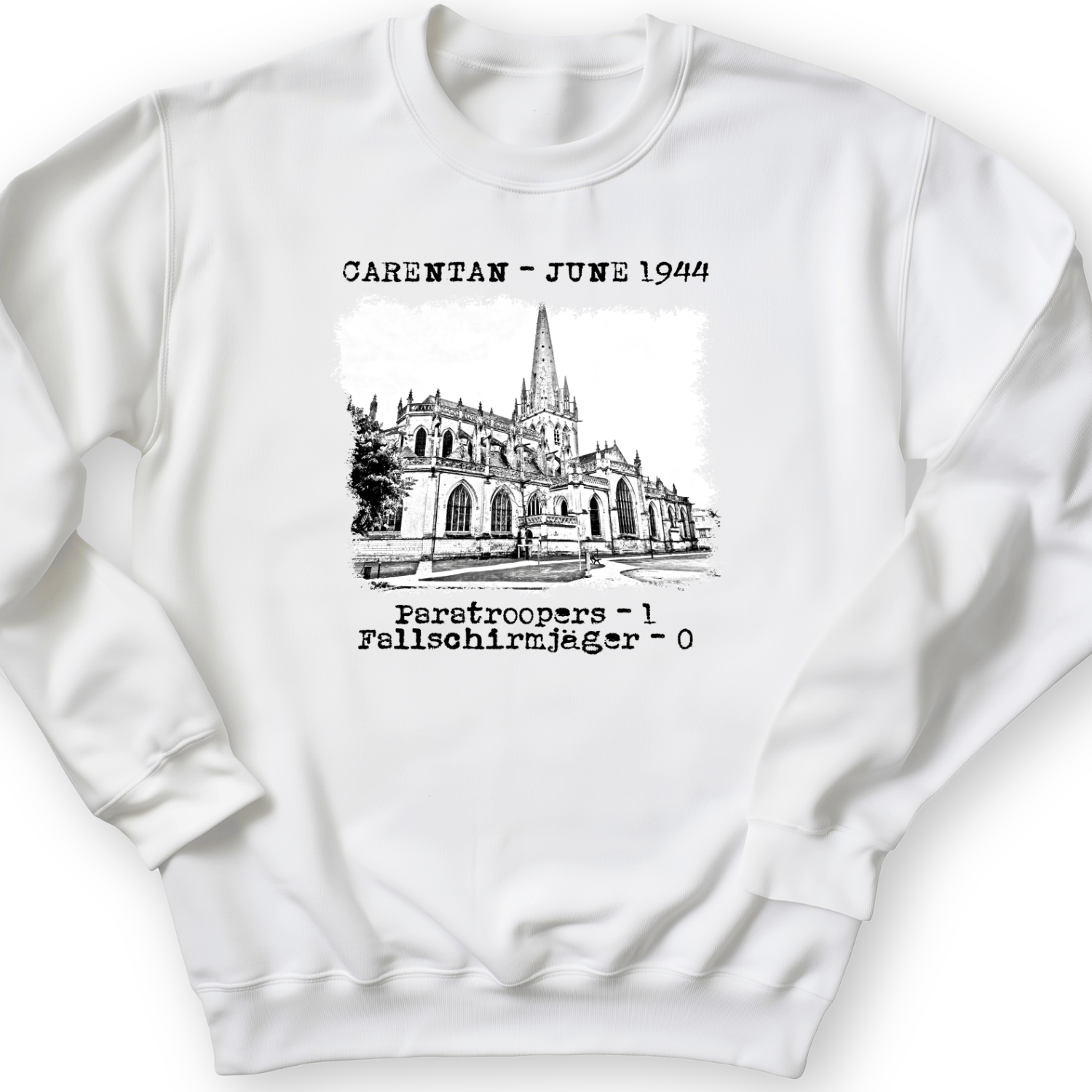 Carentan Crewneck White / S