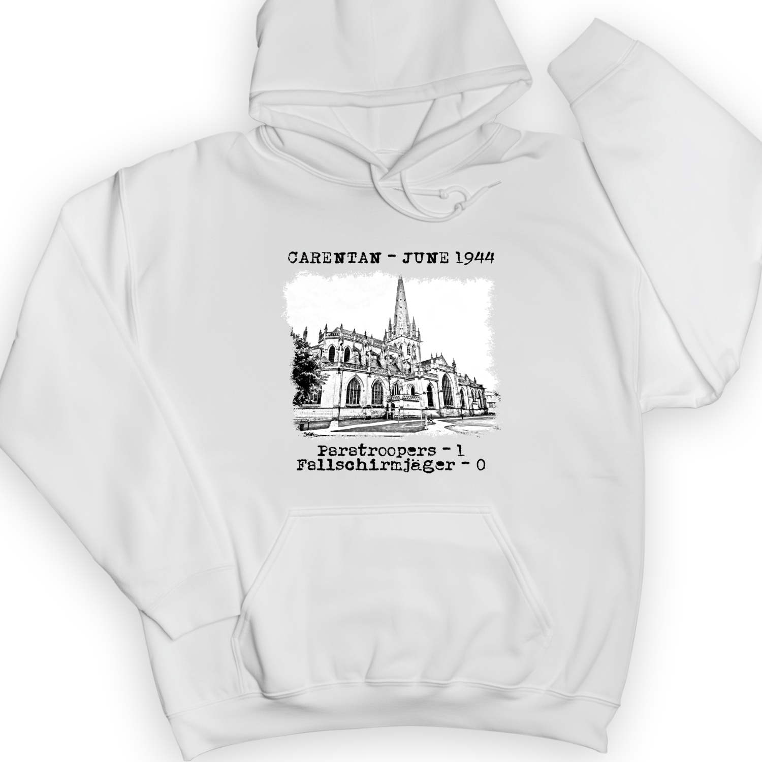 Carentan Hoodie White / S