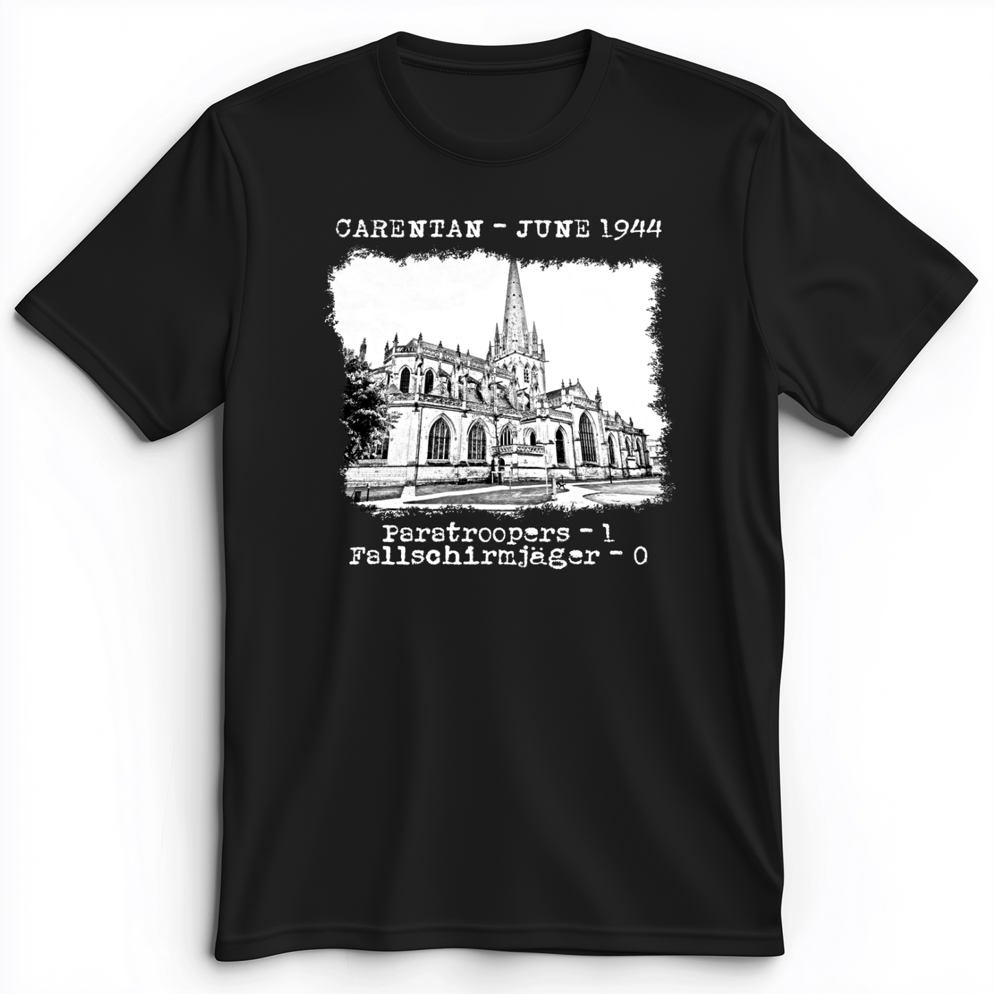 Carentan Premium Tee Black / S