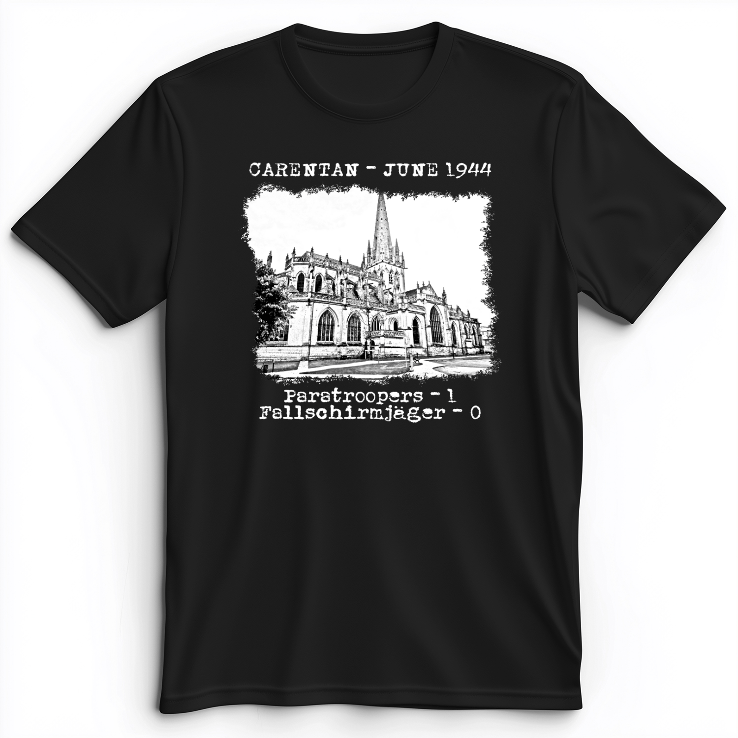 Carentan Premium Tee Black / S