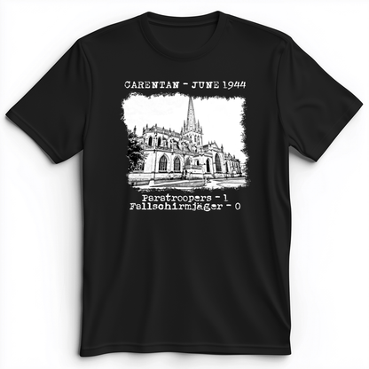 Carentan Premium Tee Black / S