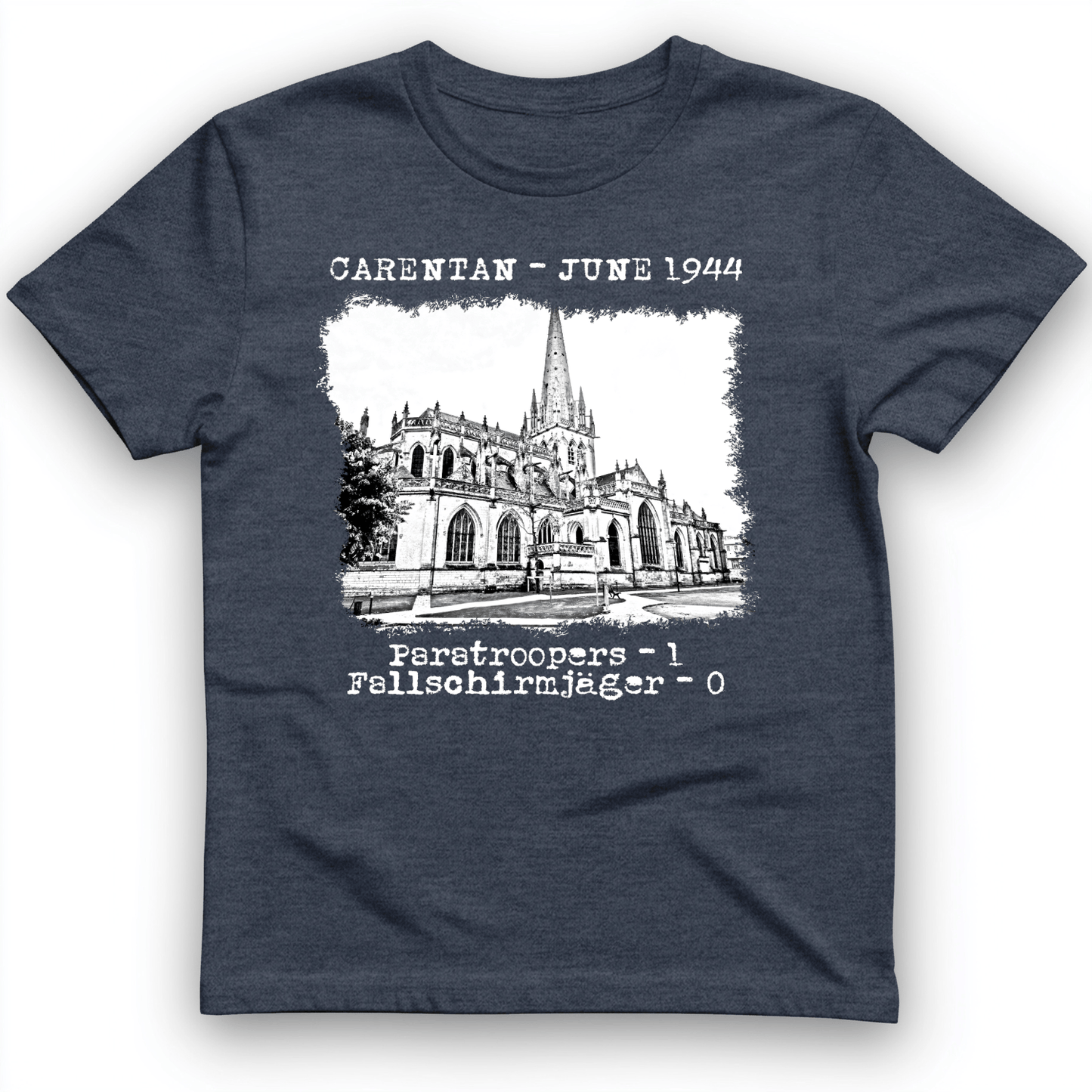 Carentan T-Shirt Heather Navy / S