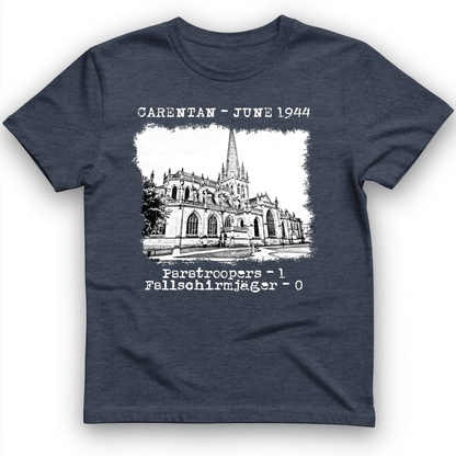 Carentan T-Shirt Heather Navy / S